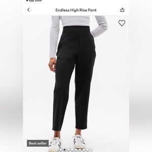 Athleta Endless High Rise Pant-Black-NWOT.-Size 2